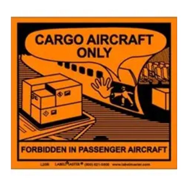 CARGO AIRCRAFT ONLY LABEL, PAPER, ROLL OF 100 Thumbnail