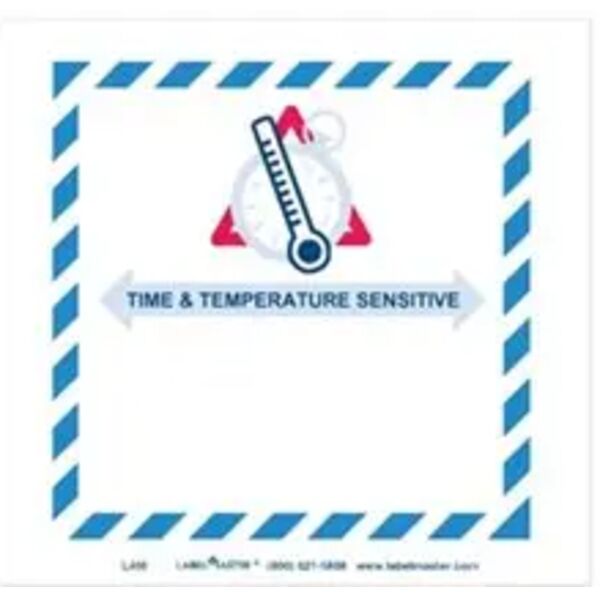 TIME & TEMPERATURE PERSONALIZED LABEL, ROLL OF 500 Thumbnail