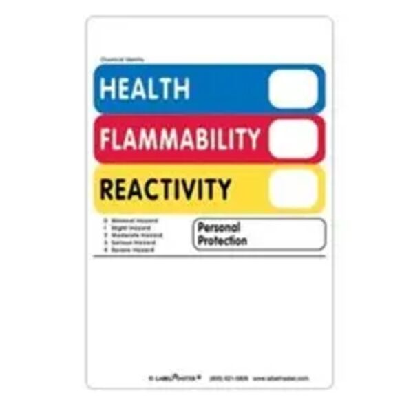 Hazcom (THIS®) Label without Personal Protection, 2" x 2" Paper Pers Thumbnail