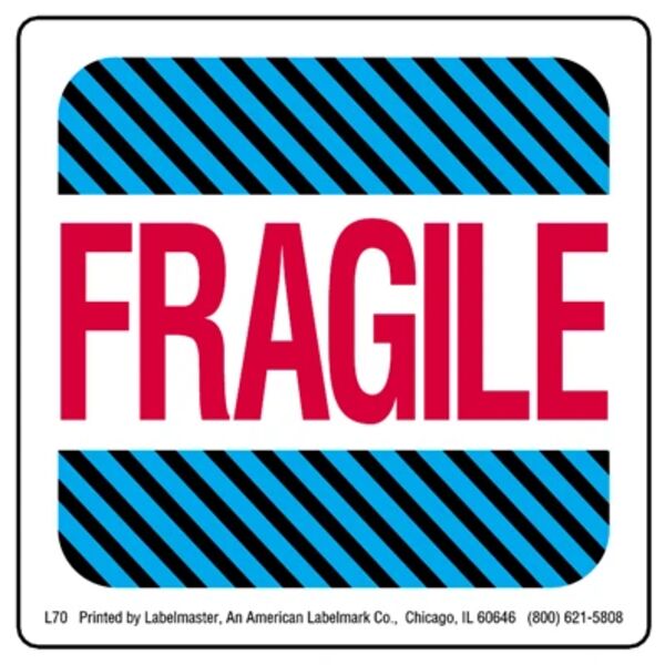 Fragile Label, 4" x 4" Thumbnail