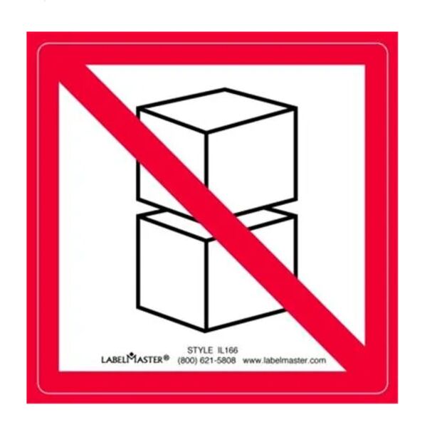 Do Not Stack Label Thumbnail