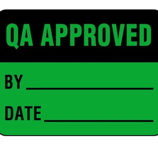 QA Approved Label Thumbnail