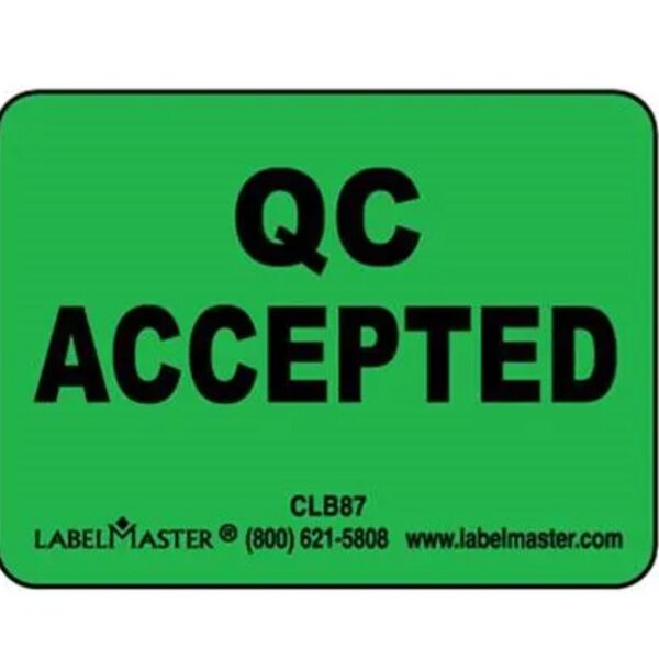 QC Accepted Label Thumbnail