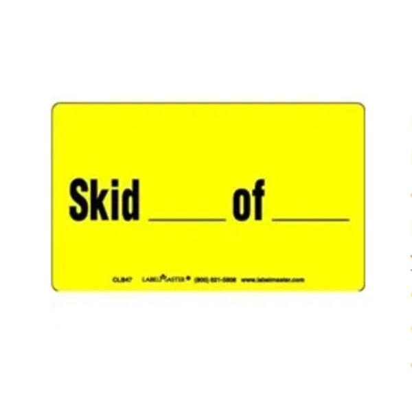 Skid of Label, 4" x 6" Thumbnail