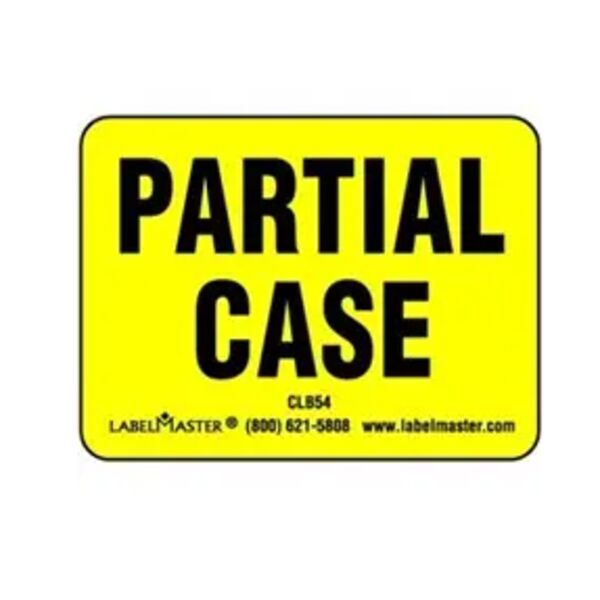 Partial Case Label, 2" x 1 1/2" Thumbnail