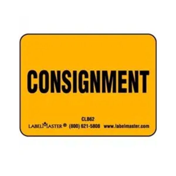 Consignment Label, 5" x 3", On Demand Thumbnail
