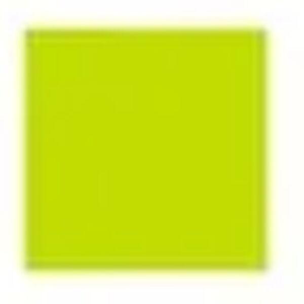 Blank 1" Square Paper Label, Fluorescent Chartreuse Thumbnail