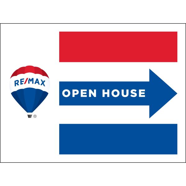 Remax 18"x24" Standard Open House Signs Thumbnail