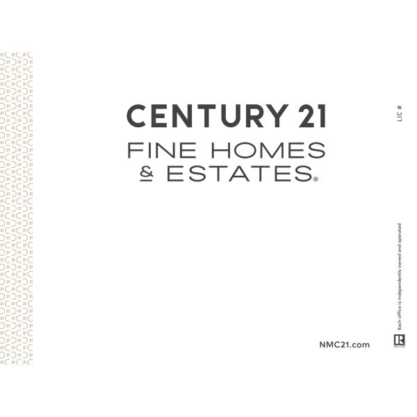 Century 21 18"x24" Standard For Sale Signs - Fine Homes & Estates White Thumbnail