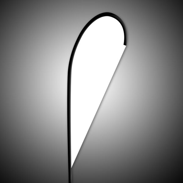 Teardrop Flag - Single Sided - 7 ft. (Small) Thumbnail