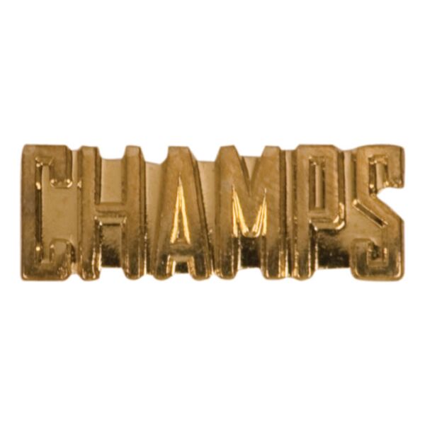 Champs Varsity Letterman Jacket Chenille Lapel Metal Pin Thumbnail