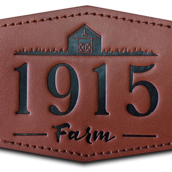 1.5" Custom Faux Leather Patch Thumbnail