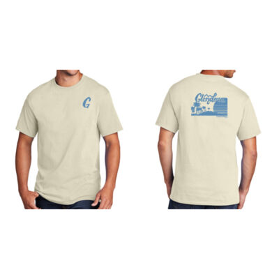 PC54 City of Glendora T - Grunge (Columbia Blue) Thumbnail