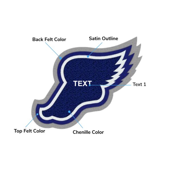 Sport WingFoot Patches Thumbnail