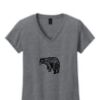 Ladies Heavy Cotton™ 100% Cotton V-Neck T-Shirt Thumbnail