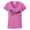 Ladies Heavy Cotton™ 100% Cotton V-Neck T-Shirt Thumbnail