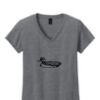 Ladies Heavy Cotton™ 100% Cotton V-Neck T-Shirt Thumbnail