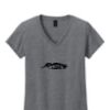 Ladies Heavy Cotton™ 100% Cotton V-Neck T-Shirt Thumbnail