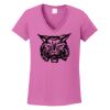 Ladies Heavy Cotton™ 100% Cotton V-Neck T-Shirt Thumbnail