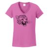 Ladies Heavy Cotton™ 100% Cotton V-Neck T-Shirt Thumbnail