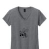 Ladies Heavy Cotton™ 100% Cotton V-Neck T-Shirt Thumbnail