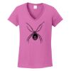 Ladies Heavy Cotton™ 100% Cotton V-Neck T-Shirt Thumbnail