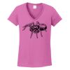 Ladies Heavy Cotton™ 100% Cotton V-Neck T-Shirt Thumbnail