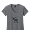 Ladies Heavy Cotton™ 100% Cotton V-Neck T-Shirt Thumbnail