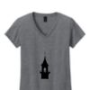 Ladies Heavy Cotton™ 100% Cotton V-Neck T-Shirt Thumbnail