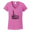 Ladies Heavy Cotton™ 100% Cotton V-Neck T-Shirt Thumbnail
