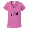 Ladies Heavy Cotton™ 100% Cotton V-Neck T-Shirt Thumbnail