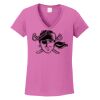 Ladies Heavy Cotton™ 100% Cotton V-Neck T-Shirt Thumbnail