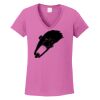 Ladies Heavy Cotton™ 100% Cotton V-Neck T-Shirt Thumbnail