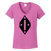 Ladies Heavy Cotton™ 100% Cotton V-Neck T-Shirt Thumbnail