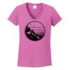 Ladies Heavy Cotton™ 100% Cotton V-Neck T-Shirt Thumbnail