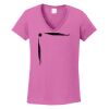 Ladies Heavy Cotton™ 100% Cotton V-Neck T-Shirt Thumbnail