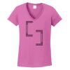 Ladies Heavy Cotton™ 100% Cotton V-Neck T-Shirt Thumbnail