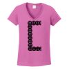 Ladies Heavy Cotton™ 100% Cotton V-Neck T-Shirt Thumbnail