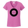 Ladies Heavy Cotton™ 100% Cotton V-Neck T-Shirt Thumbnail