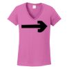Ladies Heavy Cotton™ 100% Cotton V-Neck T-Shirt Thumbnail