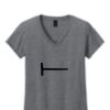 Ladies Heavy Cotton™ 100% Cotton V-Neck T-Shirt Thumbnail