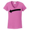 Ladies Heavy Cotton™ 100% Cotton V-Neck T-Shirt Thumbnail