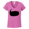 Ladies Heavy Cotton™ 100% Cotton V-Neck T-Shirt Thumbnail