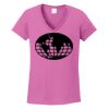Ladies Heavy Cotton™ 100% Cotton V-Neck T-Shirt Thumbnail