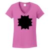 Ladies Heavy Cotton™ 100% Cotton V-Neck T-Shirt Thumbnail