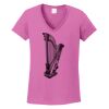Ladies Heavy Cotton™ 100% Cotton V-Neck T-Shirt Thumbnail