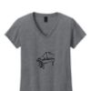 Ladies Heavy Cotton™ 100% Cotton V-Neck T-Shirt Thumbnail