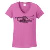 Ladies Heavy Cotton™ 100% Cotton V-Neck T-Shirt Thumbnail