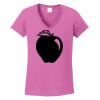 Ladies Heavy Cotton™ 100% Cotton V-Neck T-Shirt Thumbnail