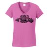 Ladies Heavy Cotton™ 100% Cotton V-Neck T-Shirt Thumbnail